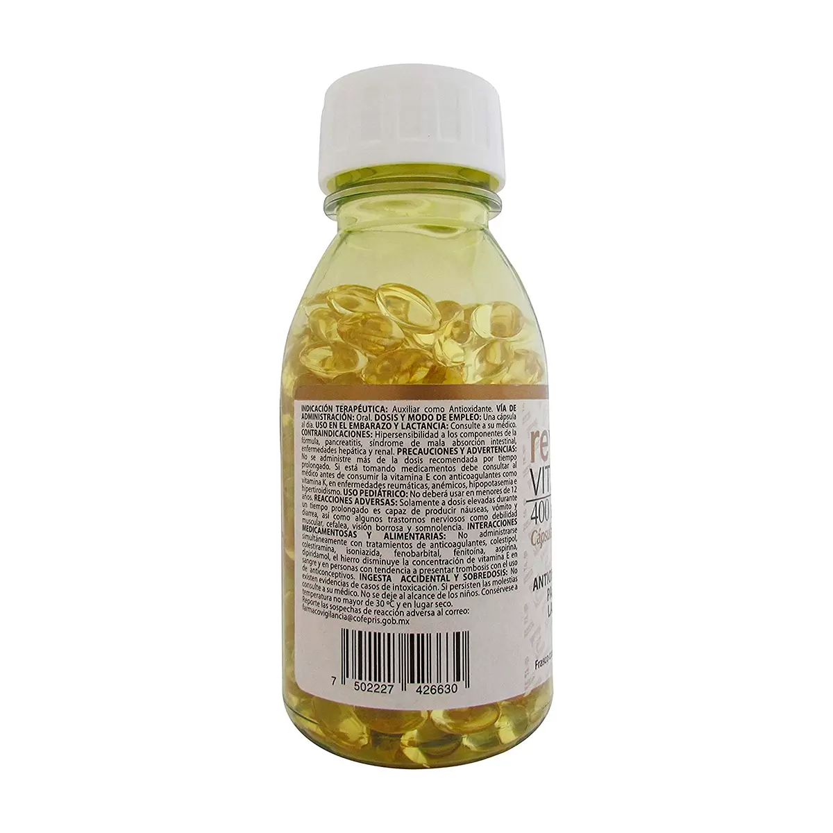 Revitare Vitamina E 400mg 300 capsulas foto 2